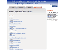 Tablet Screenshot of cadca.unss.sk