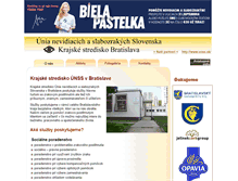 Tablet Screenshot of bratislava.unss.sk